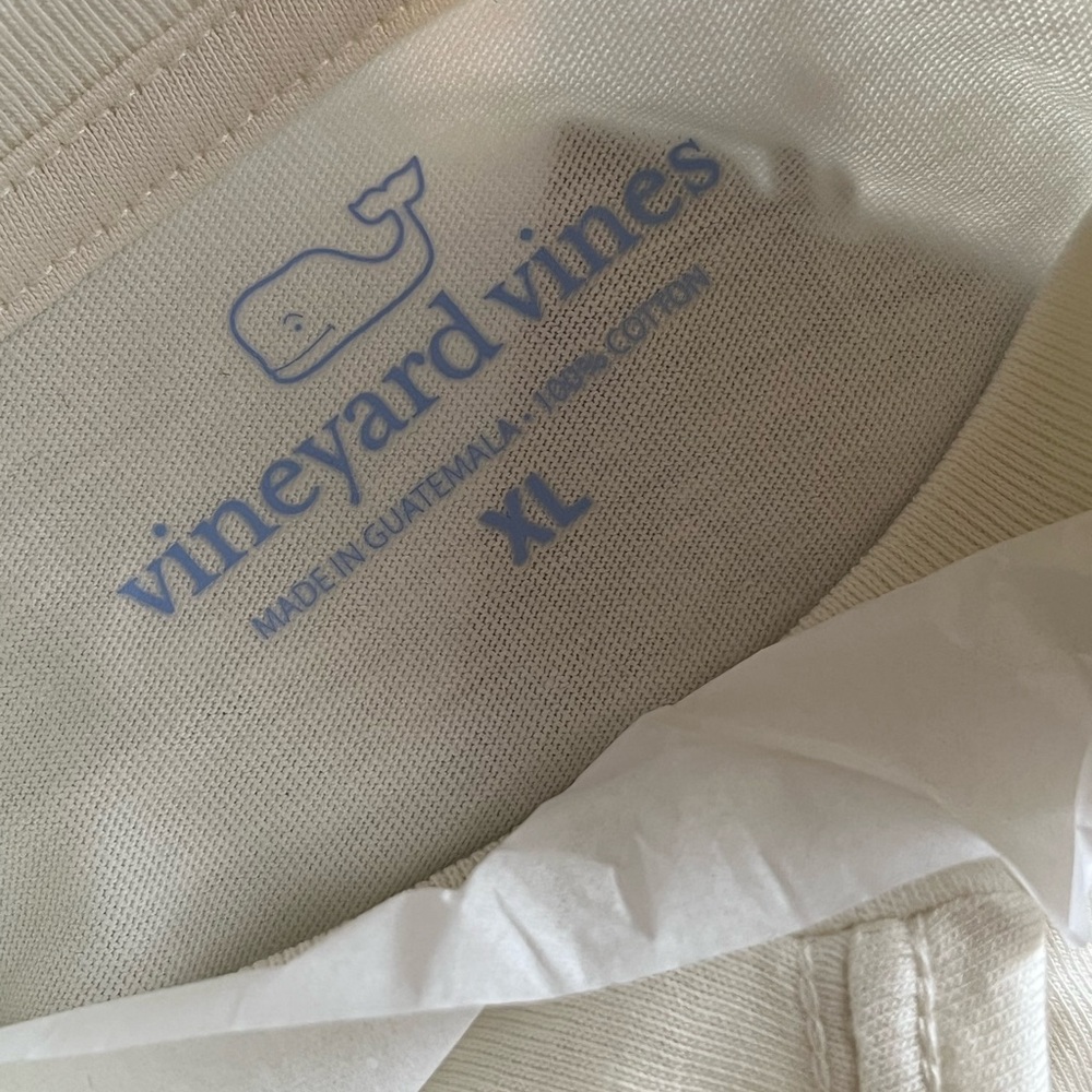 NWT Vineyard Vines long sleeved 100% cotton tee - Picture 6 of 6